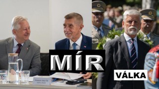 Duševně vyvrácený Pavel zastupuje vraždění, zbrojovky a NATO, Babiš, Okamura a Macinka mír!