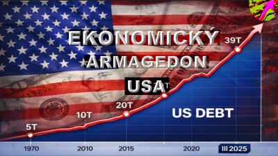 St&aacute;tn&iacute; dluh USA překročil 39,2 bilionu dolarů, neboli 669 bilionů korun: 669 000 000 000 000Kč