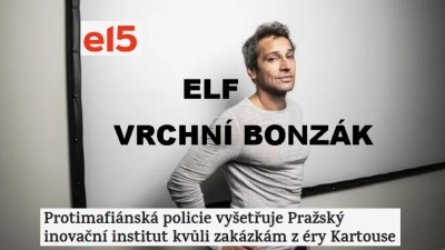 Vrchní šéf bonzáků Elf Bob Kartouz a hlavní dodavatel dezinfo pro Českou televizi narazil
