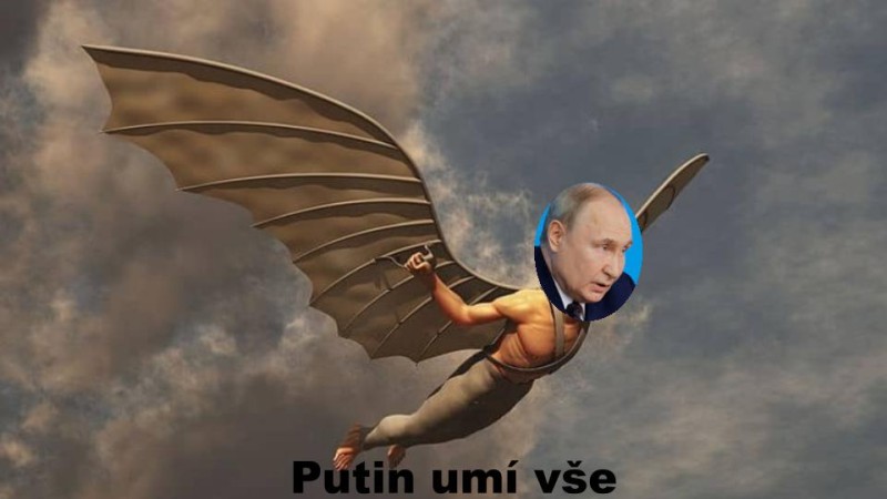 iDNES: vět&scaron;ina Rusů věř&iacute;, že Putin um&iacute; l&eacute;tat jako pt&aacute;k Ikaros. Jsou to debilov&eacute;!