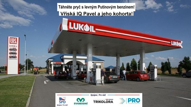 Cena benz&iacute;nu, aneb jste retardovan&iacute; voliči soudruha Pavla a Pětikoalice, nebo inteligentn&iacute;...