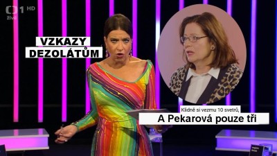 Černochová drtí děti zimou ve školách a Jílková poskakuje v České televizi polonahá! A káží vodu...