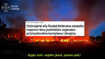 Za masakr dět&iacute; a &uacute;tok na Wildberries se Rusov&eacute; opět tvrdě pomstili a Zelensk&yacute; pl&aacute;če...