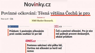 Vážně Češi chtějí povinné očkování? Nevadí vám, že z vás dělá propaganda hlupáky?